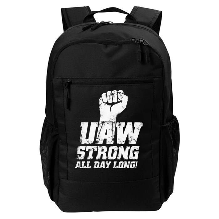 UAW Strike Red United Auto Workers Union UAW Strong Daily Commute Backpack