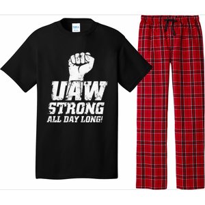 UAW Strike Red United Auto Workers Union UAW Strong Pajama Set