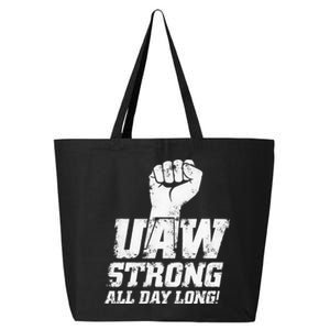 UAW Strike Red United Auto Workers Union UAW Strong 25L Jumbo Tote