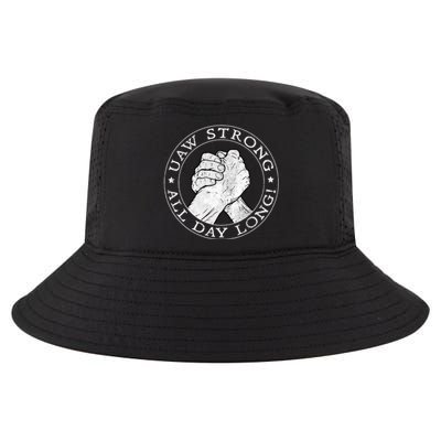 UAW Strike Red United Auto Workers Picket Sign Cool Comfort Performance Bucket Hat