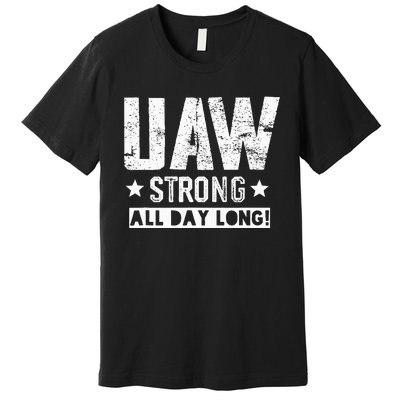 UAW Strike Red UAW Union Strike Solidarity UAW Strong Premium T-Shirt