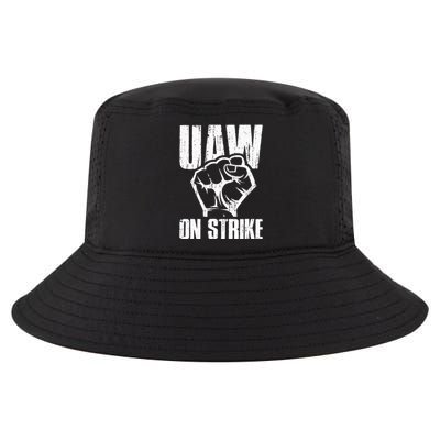 UAW Strike Red United Auto Workers Picket Sign Cool Comfort Performance Bucket Hat