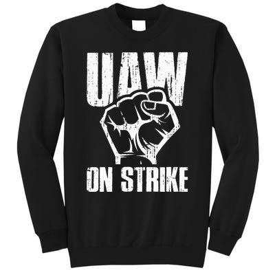 UAW Strike Red United Auto Workers Picket Sign Sweatshirt