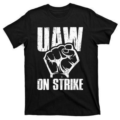 UAW Strike Red United Auto Workers Picket Sign T-Shirt