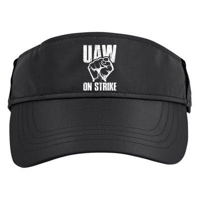 UAW Strike Red United Auto Workers Picket Sign Adult Drive Performance Visor