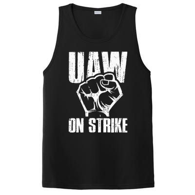 UAW Strike Red United Auto Workers Picket Sign PosiCharge Competitor Tank