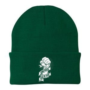 UAW Strike Red United Auto Workers Picket Sign Knit Cap Winter Beanie