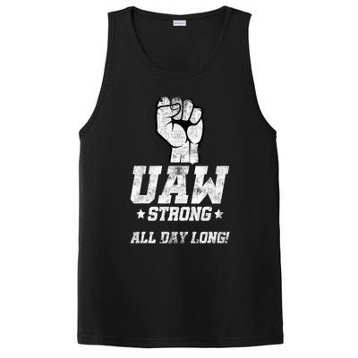 UAW Strike Red United Auto Workers Picket Sign PosiCharge Competitor Tank