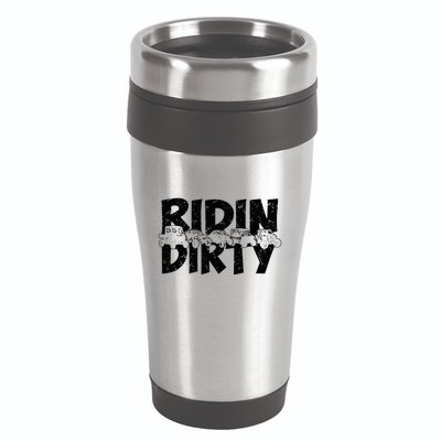 Utv Sxs Rider Riding Dirty Atv Offroad Riding Sxs 16oz Travel Tumbler