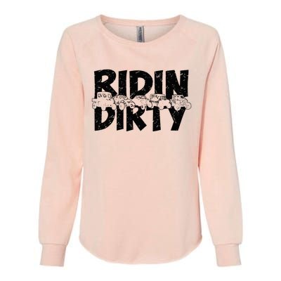 Utv Sxs Rider Riding Dirty Atv Offroad Riding Sxs Womens California Wash Sweatshirt