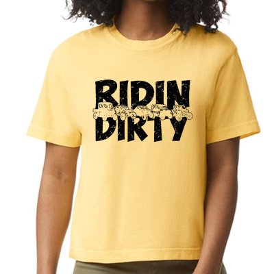Utv Sxs Rider Riding Dirty Atv Offroad Riding Sxs Comfort Colors Boxy T-Shirt