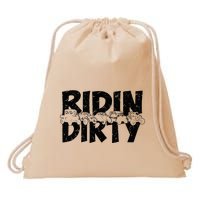 Utv Sxs Rider Riding Dirty Atv Offroad Riding Sxs Drawstring Bag