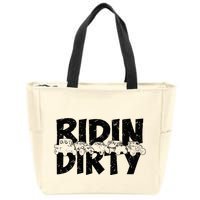 Utv Sxs Rider Riding Dirty Atv Offroad Riding Sxs Zip Tote Bag