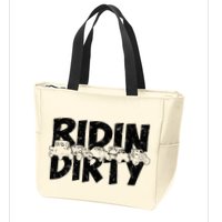 Utv Sxs Rider Riding Dirty Atv Offroad Riding Sxs Zip Tote Bag