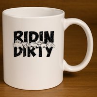 Utv Sxs Rider Riding Dirty Atv Offroad Riding Sxs 11oz C Handle Ceramic Mug