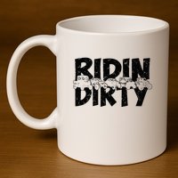 Utv Sxs Rider Riding Dirty Atv Offroad Riding Sxs 11oz C Handle Ceramic Mug