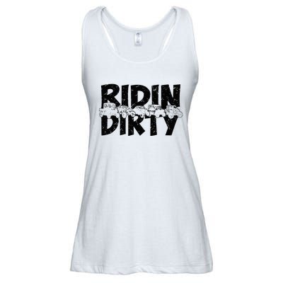 Utv Sxs Rider Riding Dirty Atv Offroad Riding Sxs Ladies Essential Flowy Tank