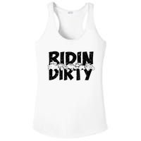 Utv Sxs Rider Riding Dirty Atv Offroad Riding Sxs Ladies PosiCharge Competitor Racerback Tank