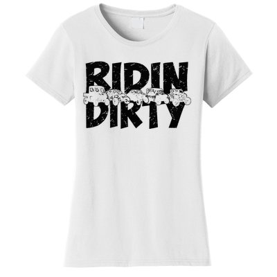 Utv Sxs Rider Riding Dirty Atv Offroad Riding Sxs Women's T-Shirt