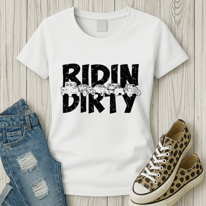 Utv Sxs Rider Riding Dirty Atv Offroad Riding Sxs Womens T-Shirt