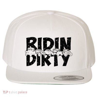 Utv Sxs Rider Riding Dirty Atv Offroad Riding Sxs Wool Snapback Cap