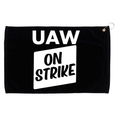 UAW Strike Red United Auto Workers Picket Sign Grommeted Golf Towel