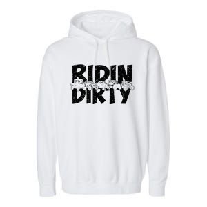 Utv Sxs Rider Riding Dirty Atv Offroad Riding Sxs Life Garment-Dyed Fleece Hoodie