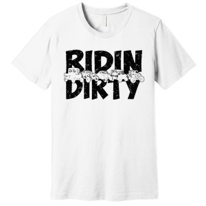 Utv Sxs Rider Riding Dirty Atv Offroad Riding Sxs Life Premium T-Shirt