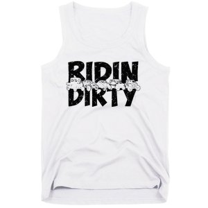 Utv Sxs Rider Riding Dirty Atv Offroad Riding Sxs Life Tank Top