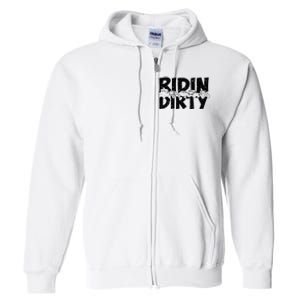 Utv Sxs Rider Riding Dirty Atv Offroad Riding Sxs Life Full Zip Hoodie