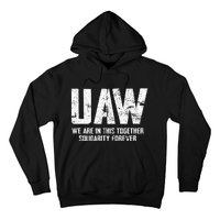 UAW Strike Red United Auto Workers Union UAW Strong Hoodie