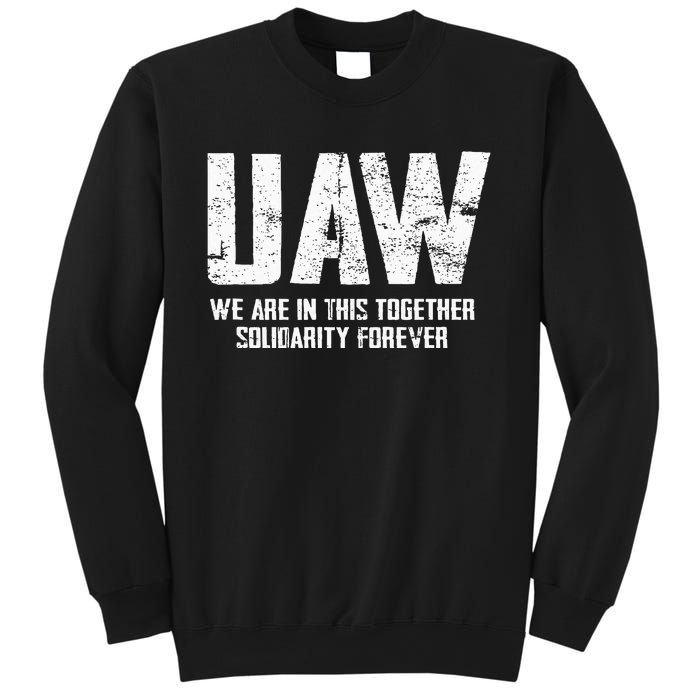 UAW Strike Red United Auto Workers Union UAW Strong Sweatshirt