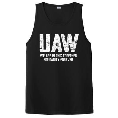 UAW Strike Red United Auto Workers Union UAW Strong PosiCharge Competitor Tank