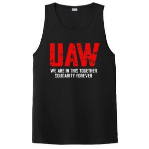 UAW Strike Red United Auto Workers Union UAW Strong PosiCharge Competitor Tank