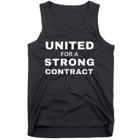 UAW Strike Red United Auto Workers Picket Sign Tank Top