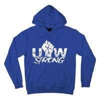 UAW Strike Red United Auto Workers Union UAW Strong Hoodie