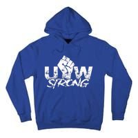 UAW Strike Red United Auto Workers Union UAW Strong Tall Hoodie