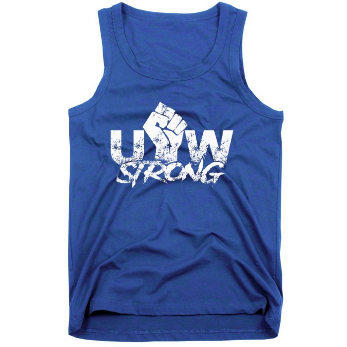 UAW Strike Red United Auto Workers Union UAW Strong Tank Top