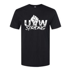 UAW Strike Red United Auto Workers Union UAW Strong Softstyle CVC T-Shirt