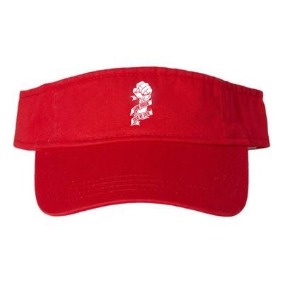 UAW Strike Red T United Auto Workers Picket Sign Valucap Bio-Washed Visor