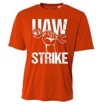 UAW Strike Red United Auto Workers Picket Sign Trending Design Cooling Performance Crew T-Shirt