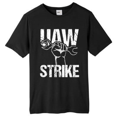 UAW Strike Red United Auto Workers Picket Sign Trending Design Tall Fusion ChromaSoft Performance T-Shirt