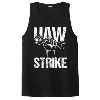 UAW Strike Red United Auto Workers Picket Sign Trending Design PosiCharge Competitor Tank