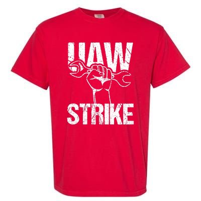 UAW Strike Red United Auto Workers Picket Sign Trending Design Garment-Dyed Heavyweight T-Shirt