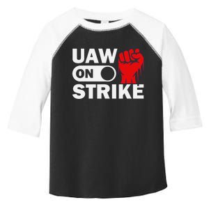 UAW Strike Red United Auto Workers UAW Toddler Fine Jersey T-Shirt