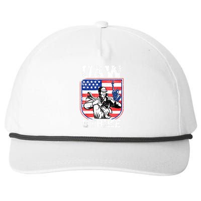 UAW Strike Red United Auto Workers Picket Sign Design Snapback Five-Panel Rope Hat