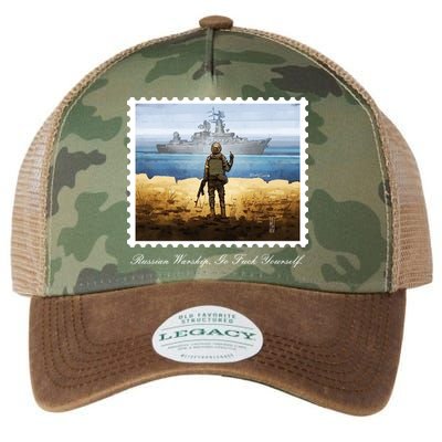 Ukraine Stamp Russian Warship Go F Yourself Island Of Heroes Ukrainian Legacy Tie Dye Trucker Hat
