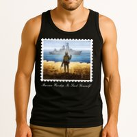 Ukraine Stamp Russian Warship Go F Yourself Island Of Heroes Ukrainian Tank Top