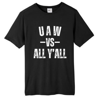 Uaw Strike Red United Auto Workers Picket Sign Design Tall Fusion ChromaSoft Performance T-Shirt