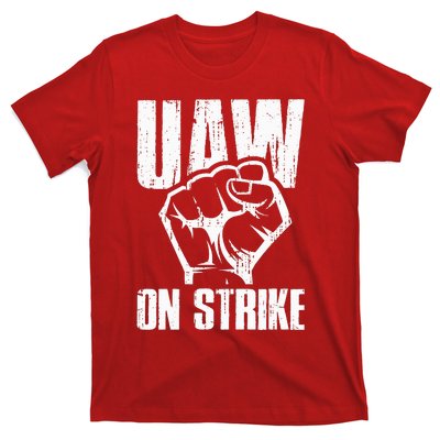 UAW Strike Red United Auto Workers Picket Sign T-Shirt